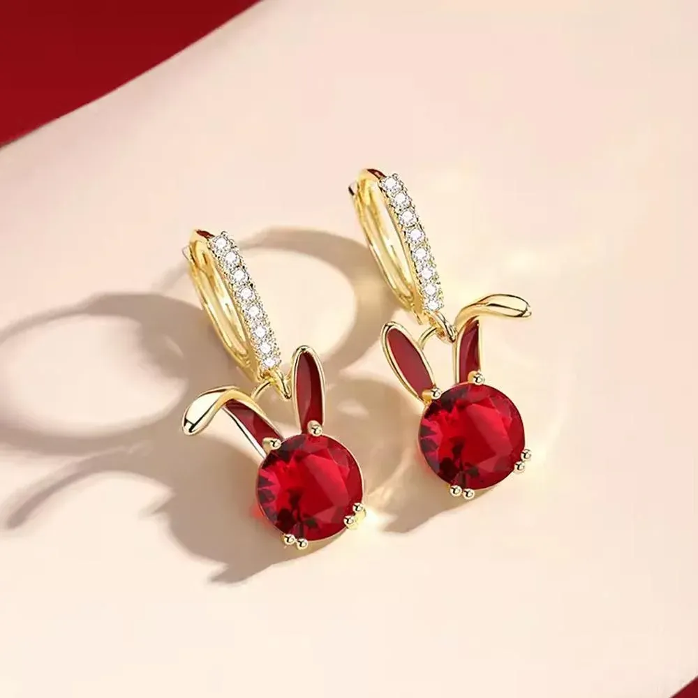 Fashion Gold Zircon Earrings Stud Drop Dangle Wedding Best Gift For Women view 4