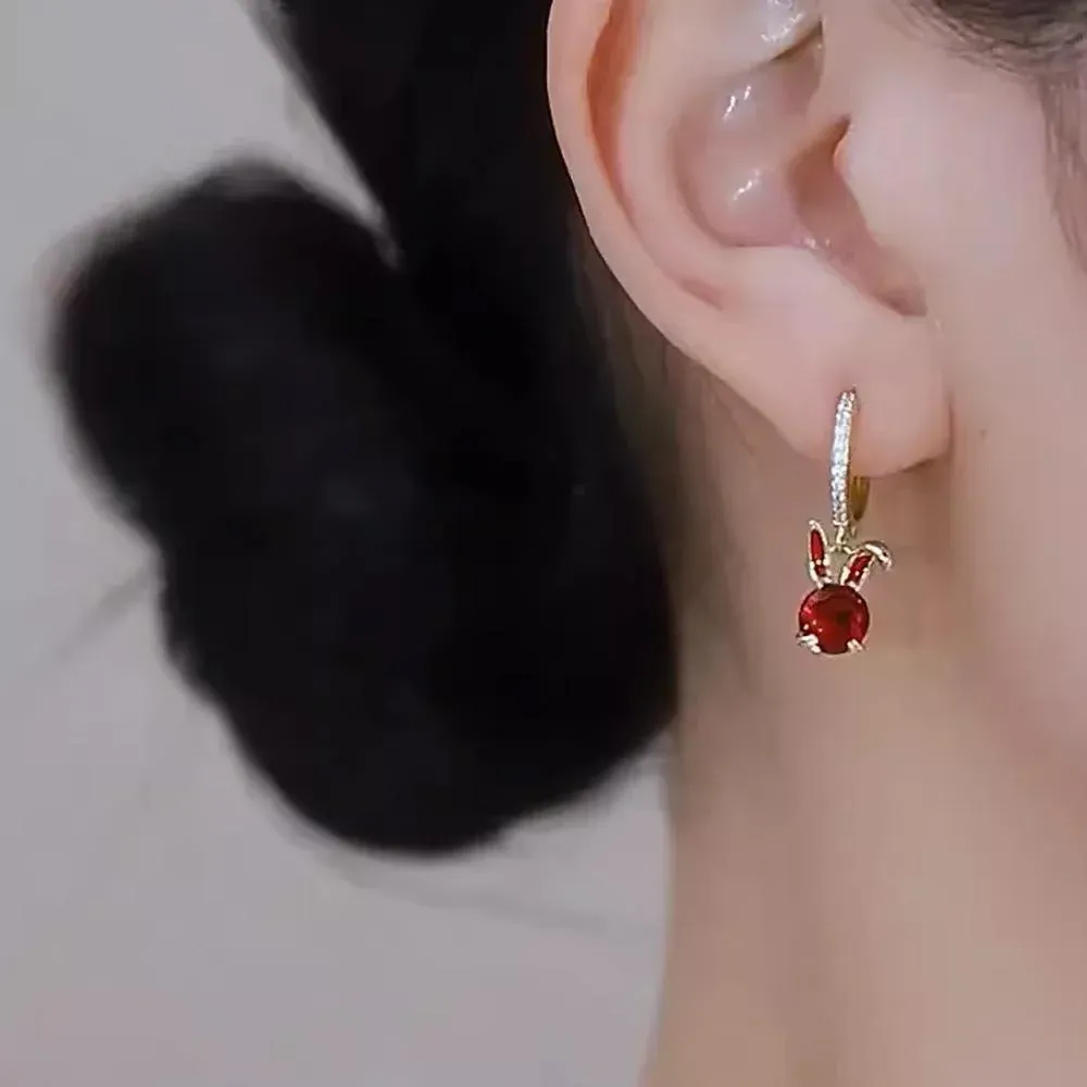 Fashion Gold Zircon Earrings Stud Drop Dangle Wedding Best Gift For Women view 11