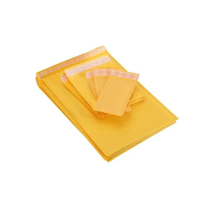 25PCS Poly Bubble Mailer Yellow Colour Multi-Size Plastic Padded Bag view 7
