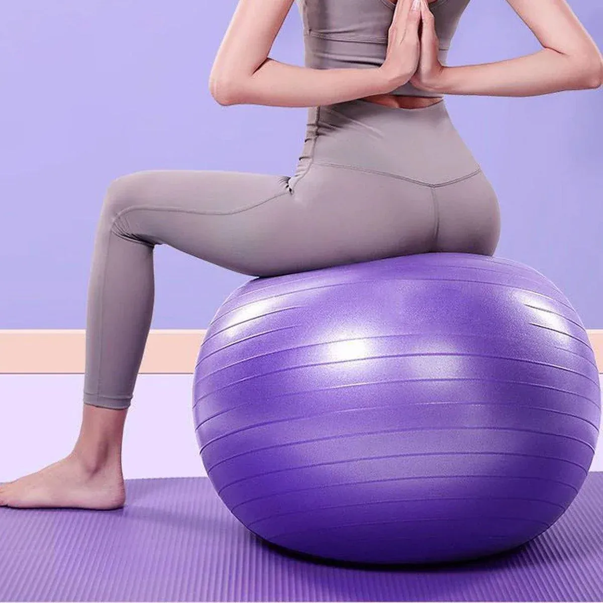 Explosion-Proof Thickened Inflatable Yoga Ball Massage Fitness Stability Ball view 13