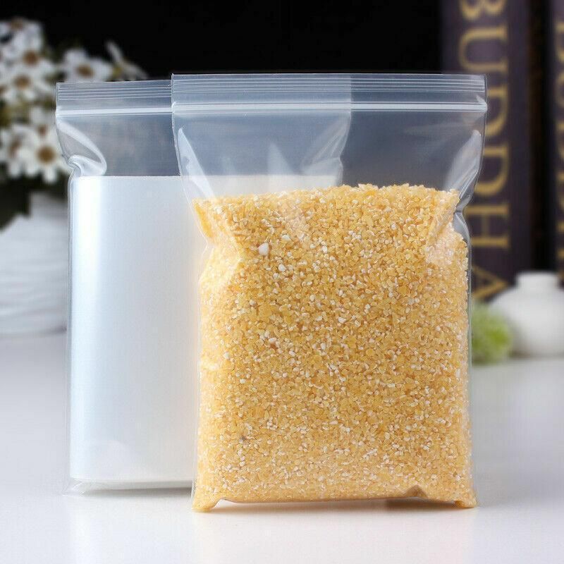 100X Bulk Clear Resealable PE Plastic Zip Bags - 7*10cm 100PCS view 12