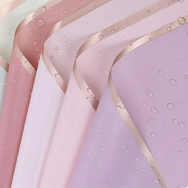 100PCS Waterproof Flower Gift Wrapping Paper Florist Bouquet Craft Packaging view 5