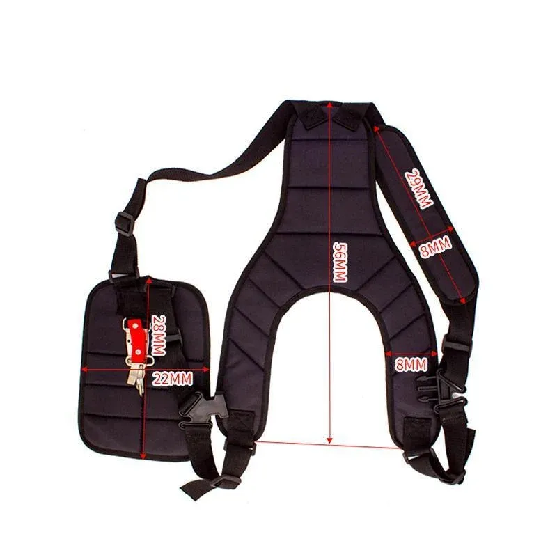 Double Shoulder Strap Harness For Brushcutter Whipper Snipper Trimmers Universal view 3