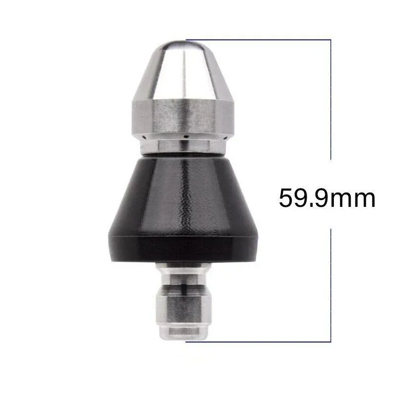 High Pressure Drain 1 Front 6 Nozzle Sewer Pipe Cleaner Rear Jet Pressure Washer view 3