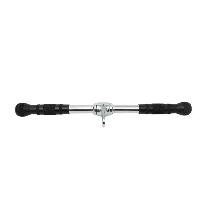 Revolving Straight Bar - Cable Pulley Attachment Curl Bar (1 Piece)