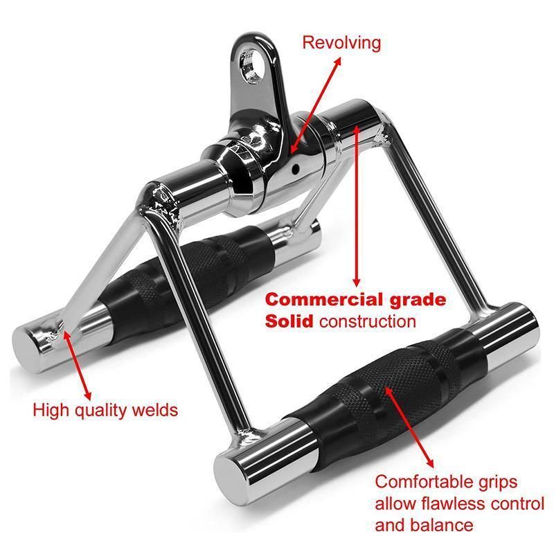 Revolving Straight Bar - Cable Pulley Attachment Curl Bar (1 Piece) view 7