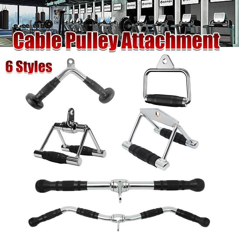 Revolving Straight Bar - Cable Pulley Attachment Curl Bar (1 Piece) view 13
