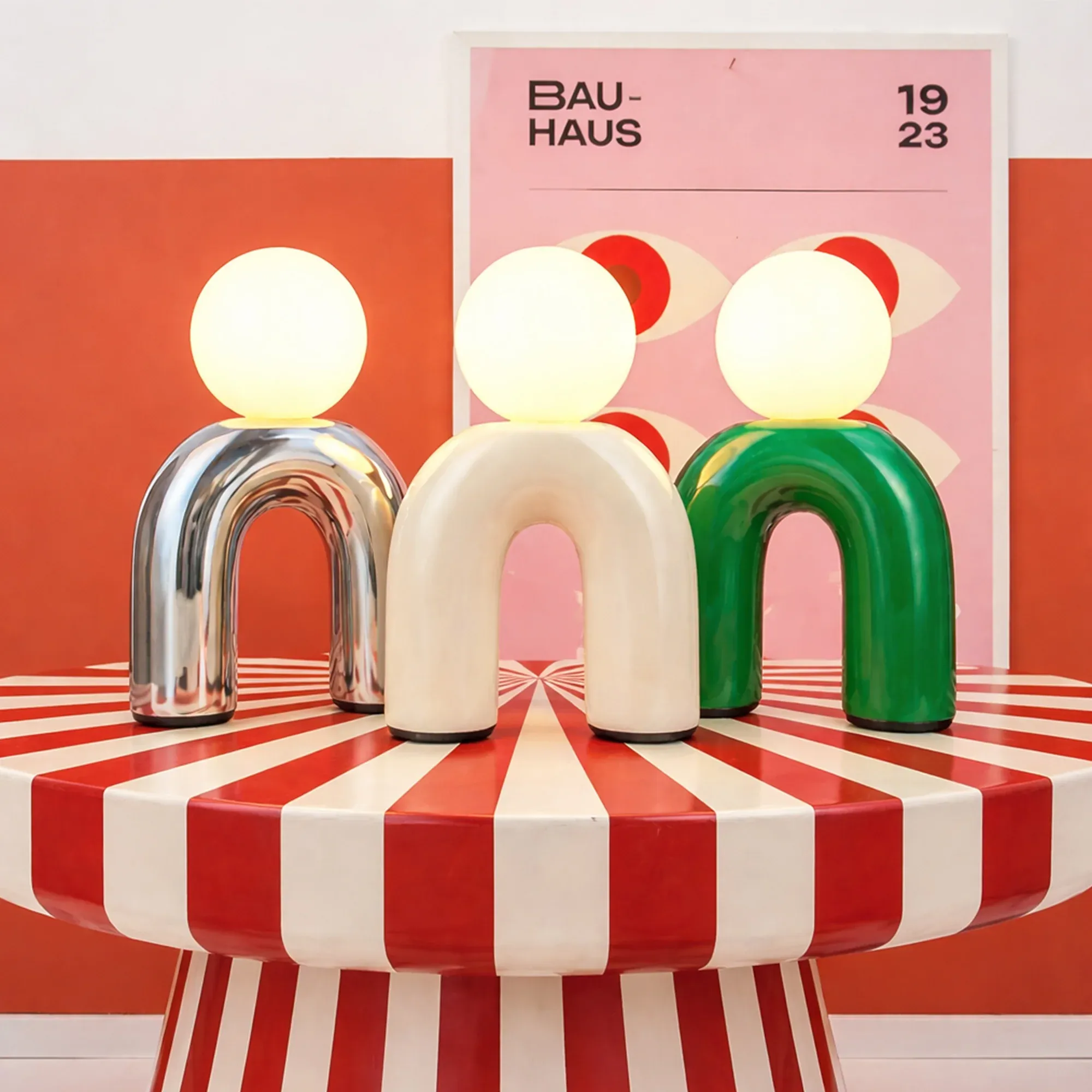 Mila Table Lamp - Chrome view 8