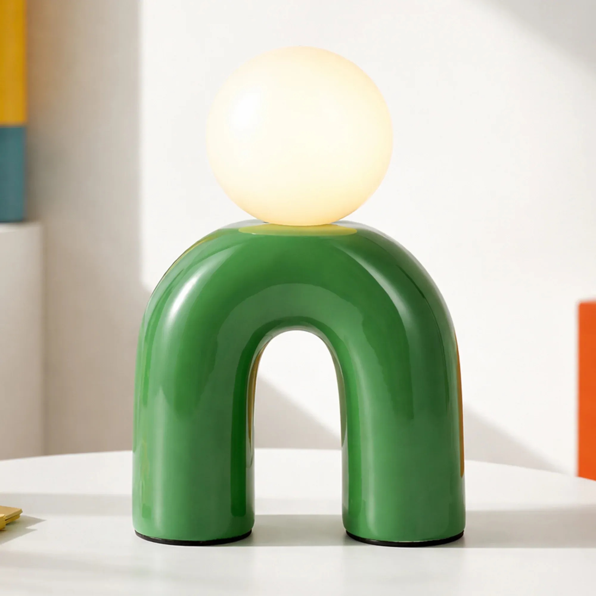 Mila Table Lamp - Green view 3