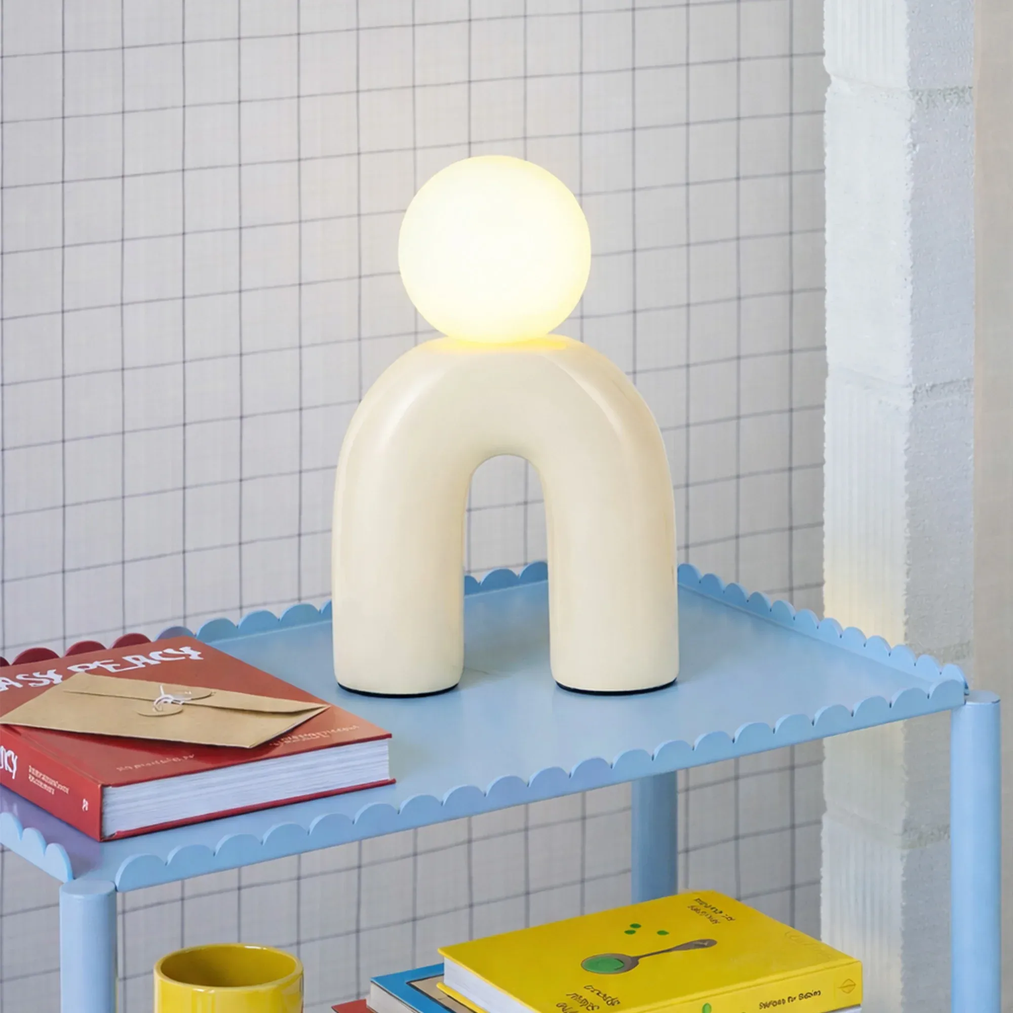 Mila Table Lamp - Cream view 2