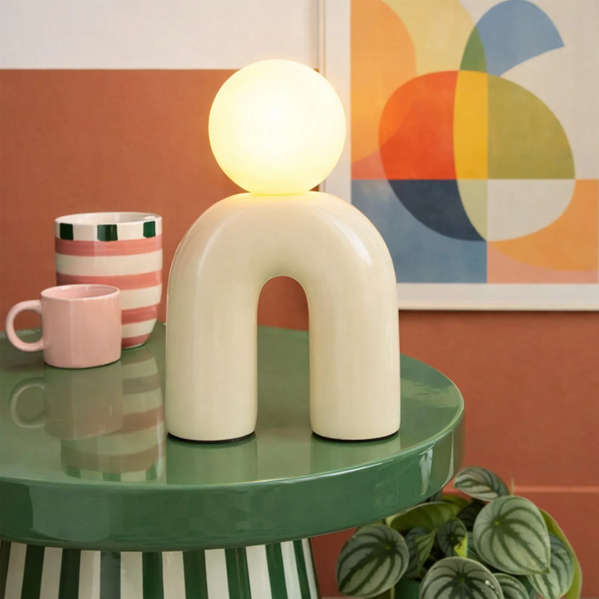 Mila Table Lamp - Cream view 6