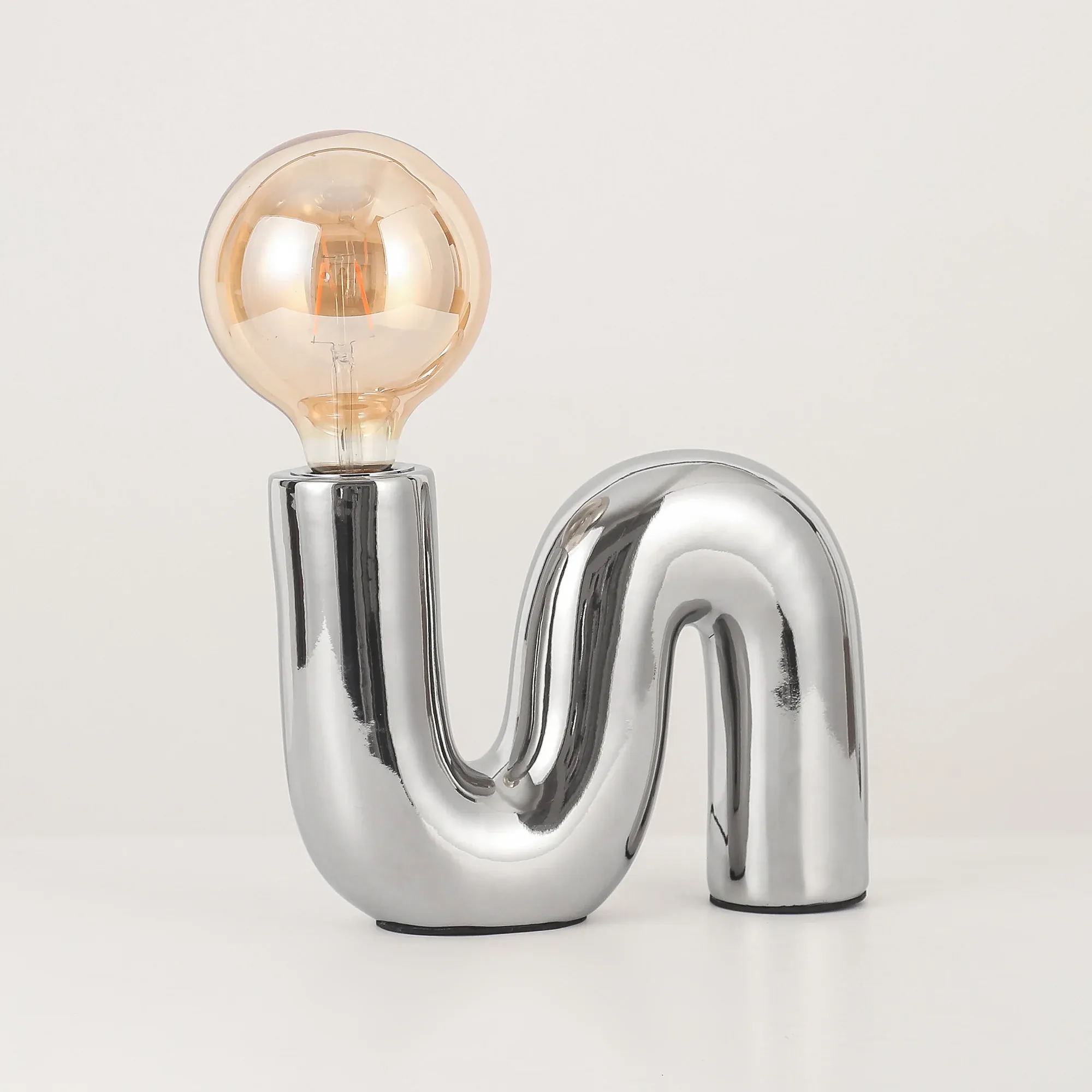 Millie Table Lamp - Chrome view 9