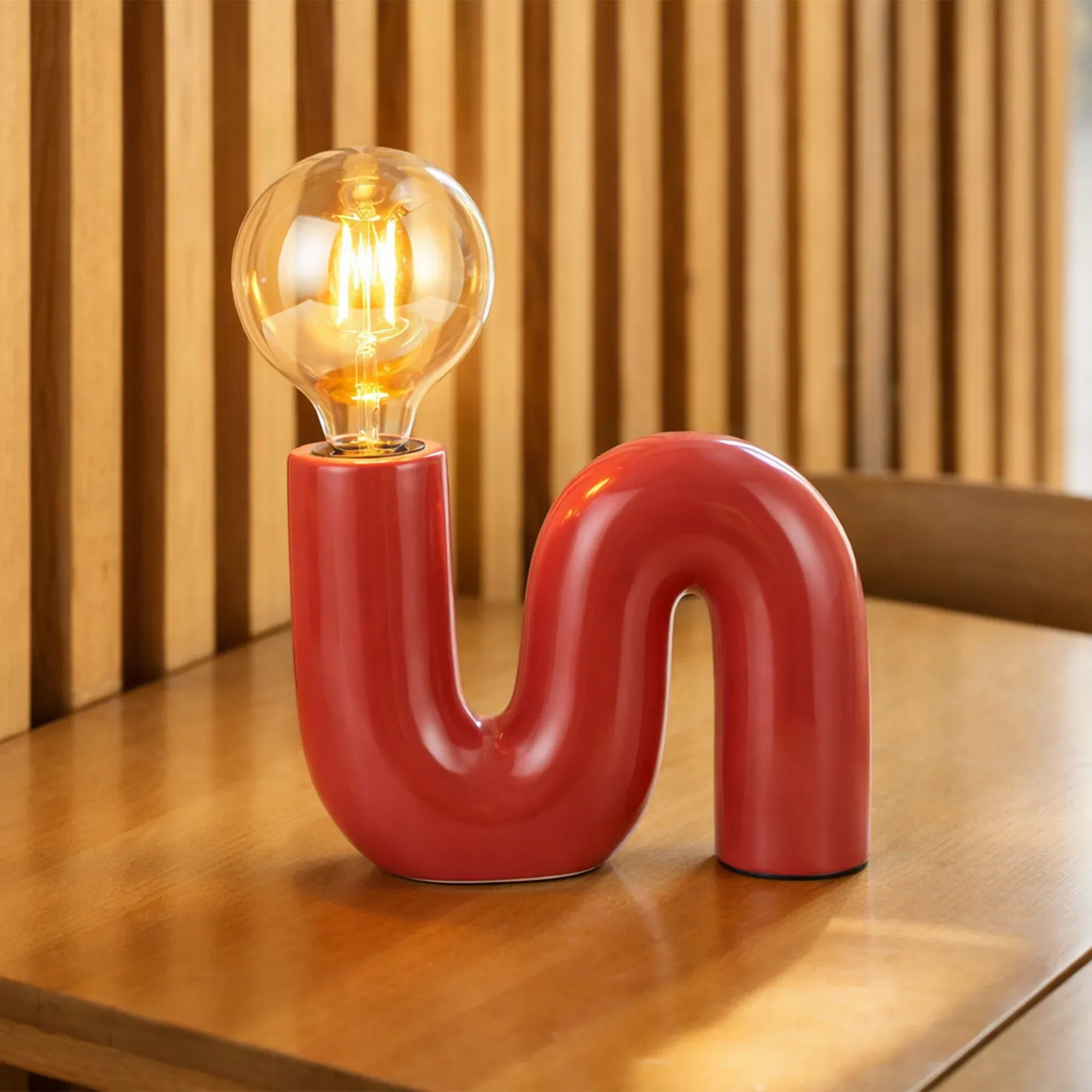 Millie Table Lamp - Coral view 4