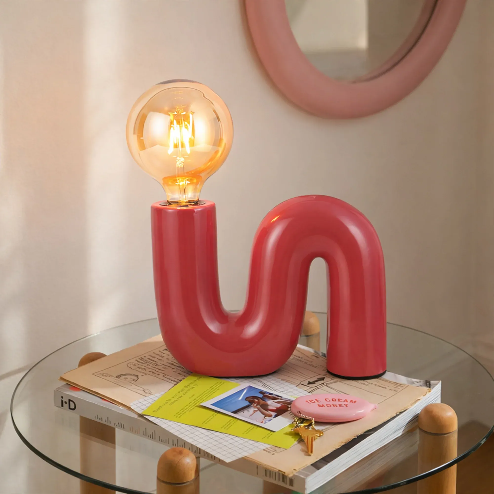 Millie Table Lamp - Coral view 10