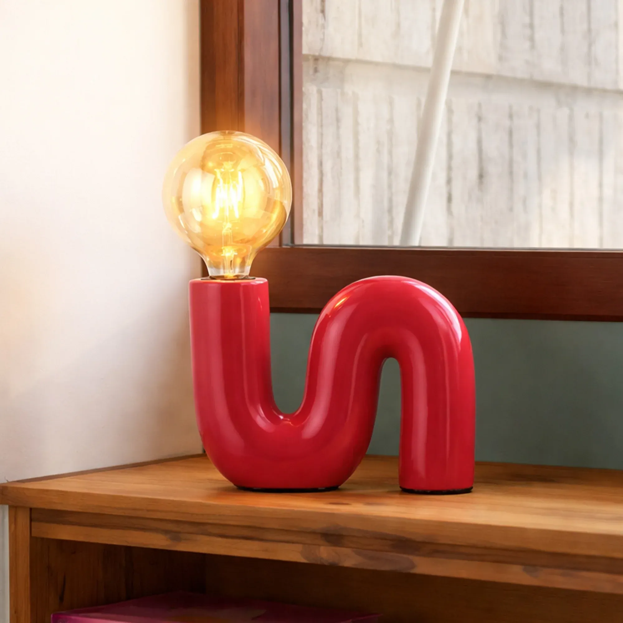 Millie Table Lamp - Coral view 12