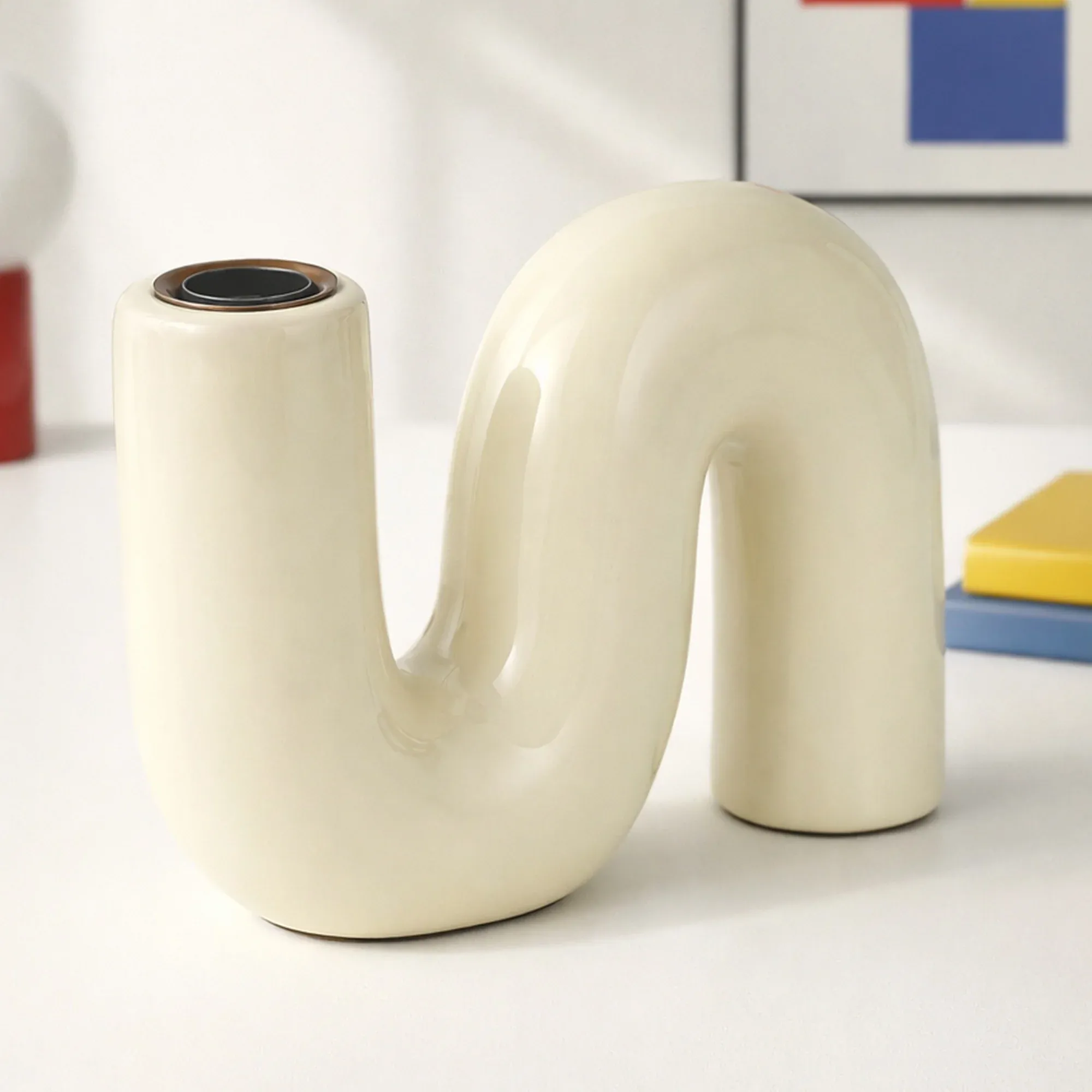 Millie Table Lamp - Cream view 3