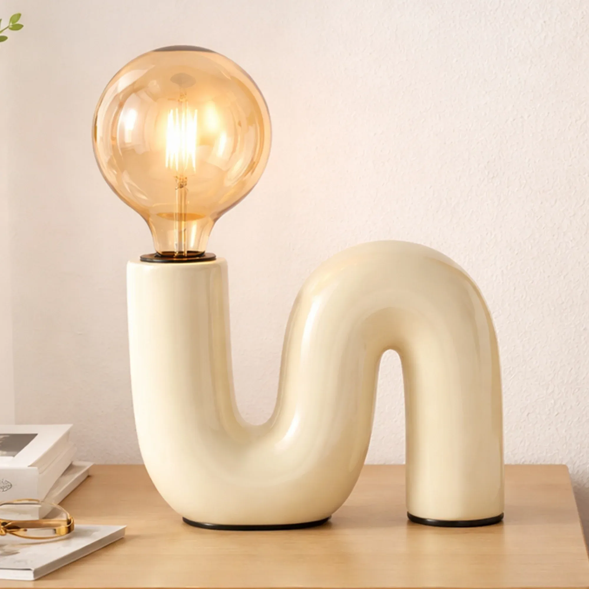 Millie Table Lamp - Cream view 4