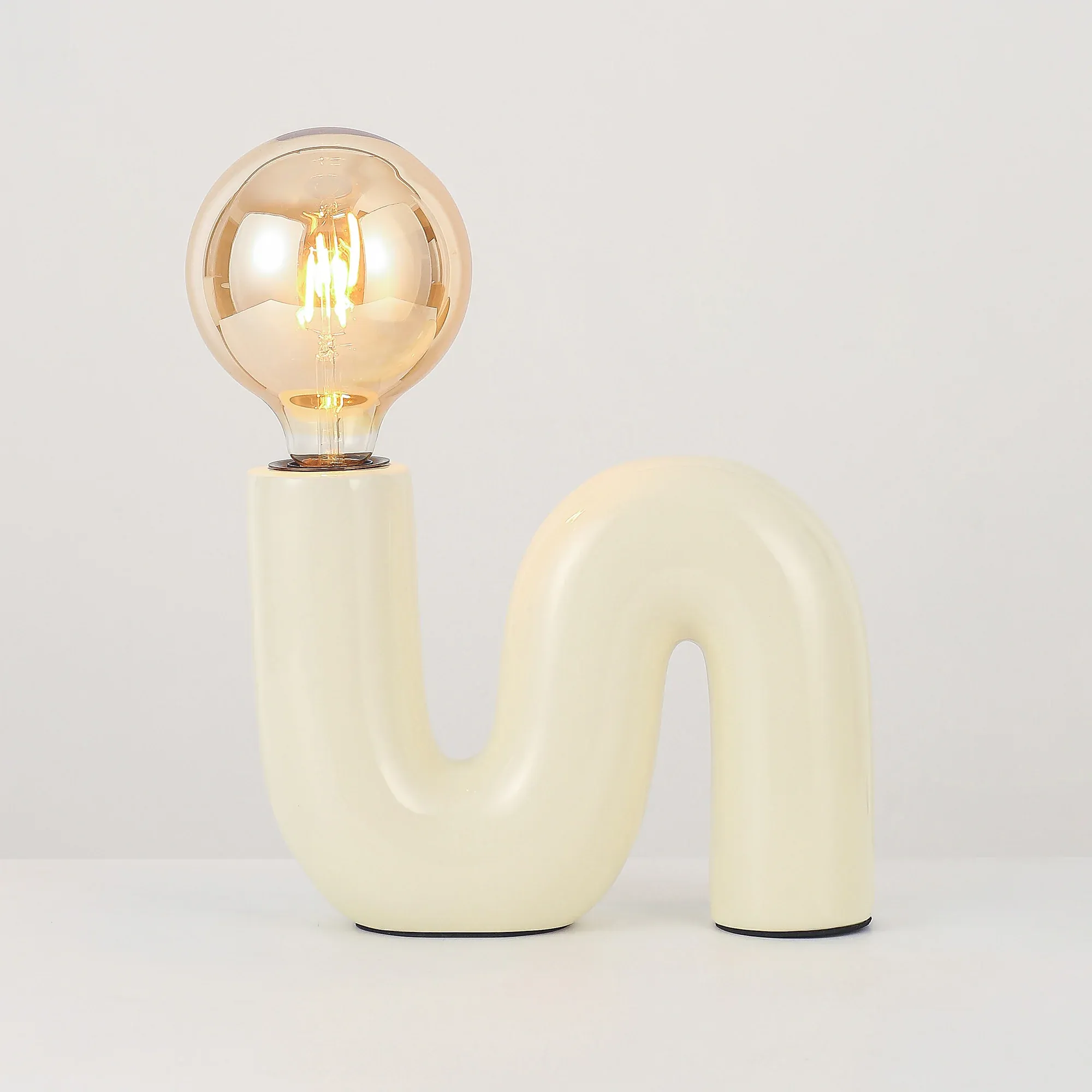 Millie Table Lamp - Cream view 9