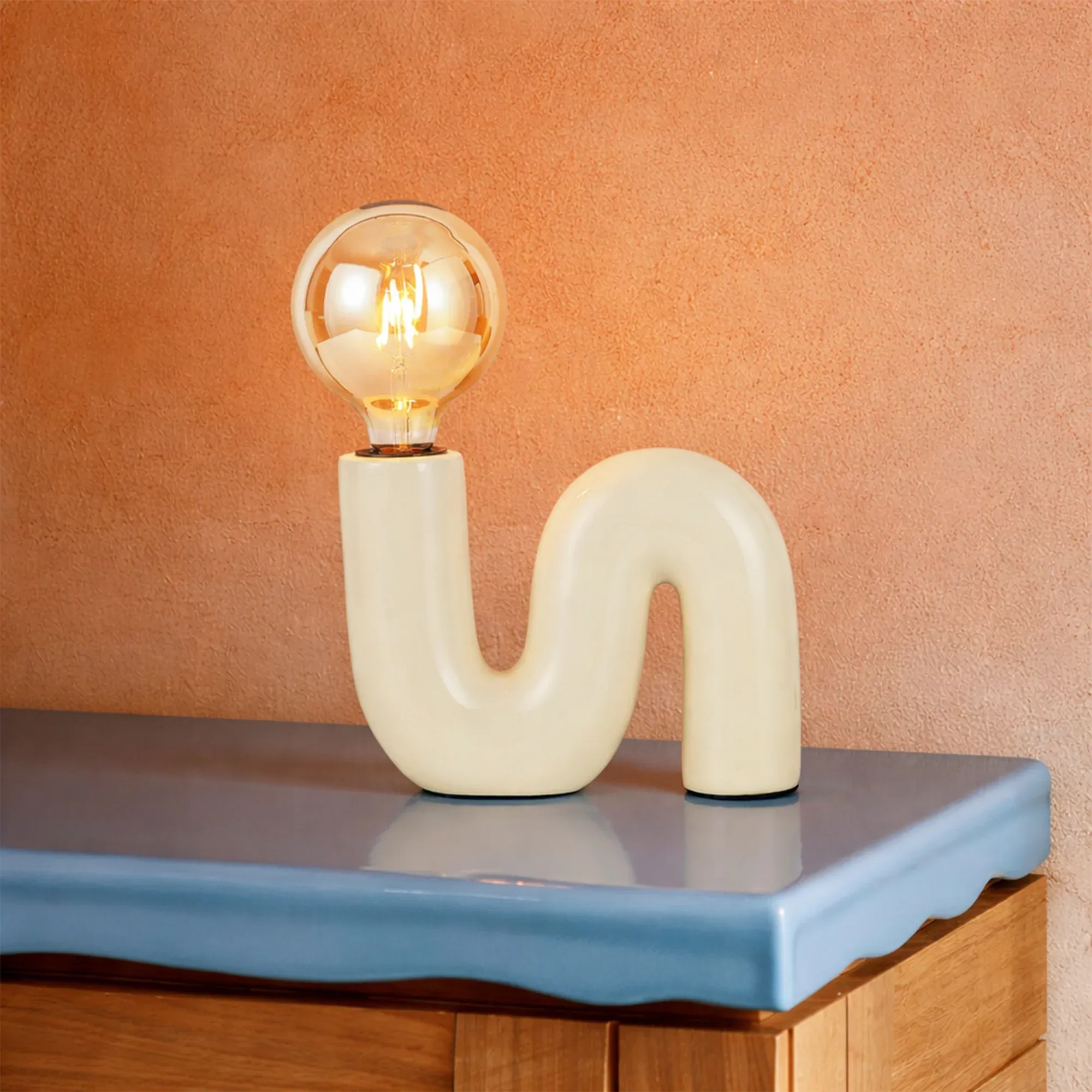 Millie Table Lamp - Cream view 12