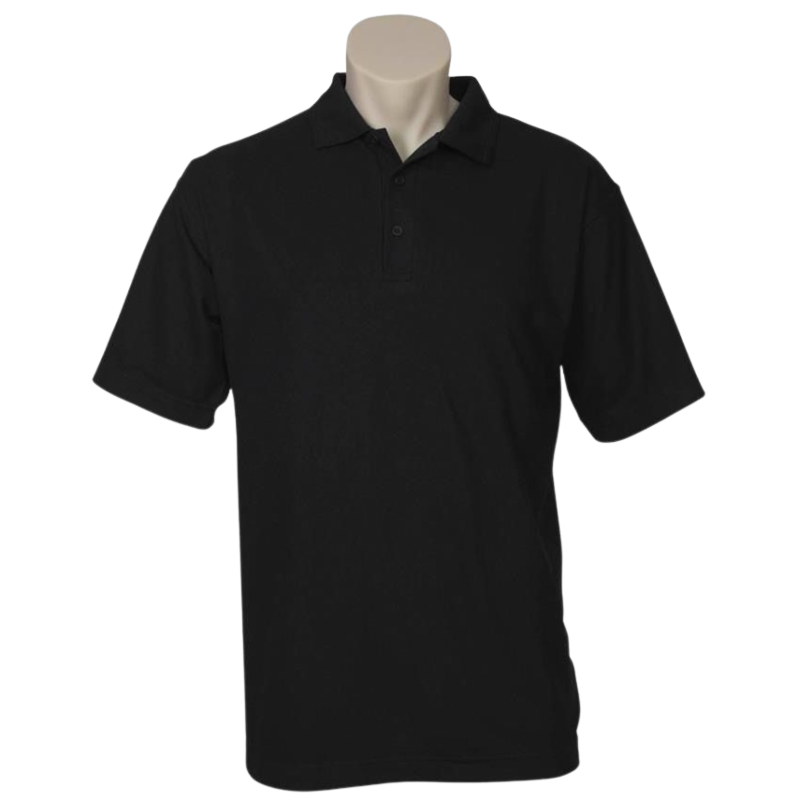 Mens Polo Top Shirt Plain Casual Short Sleeve Pique Knit Basic UPF Rated