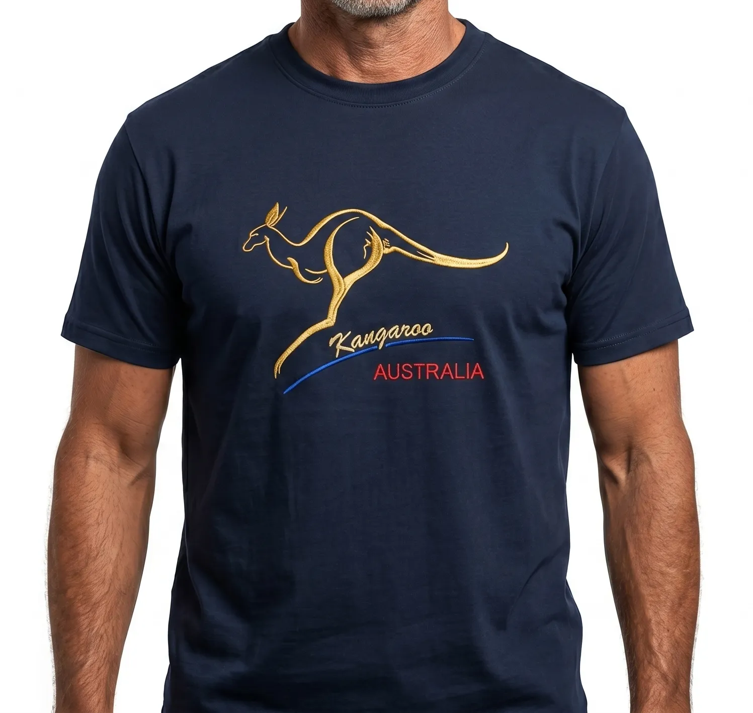 Adult Australian Kangaroo T Shirt Australia Day 100% Cotton Souvenir Tee Top