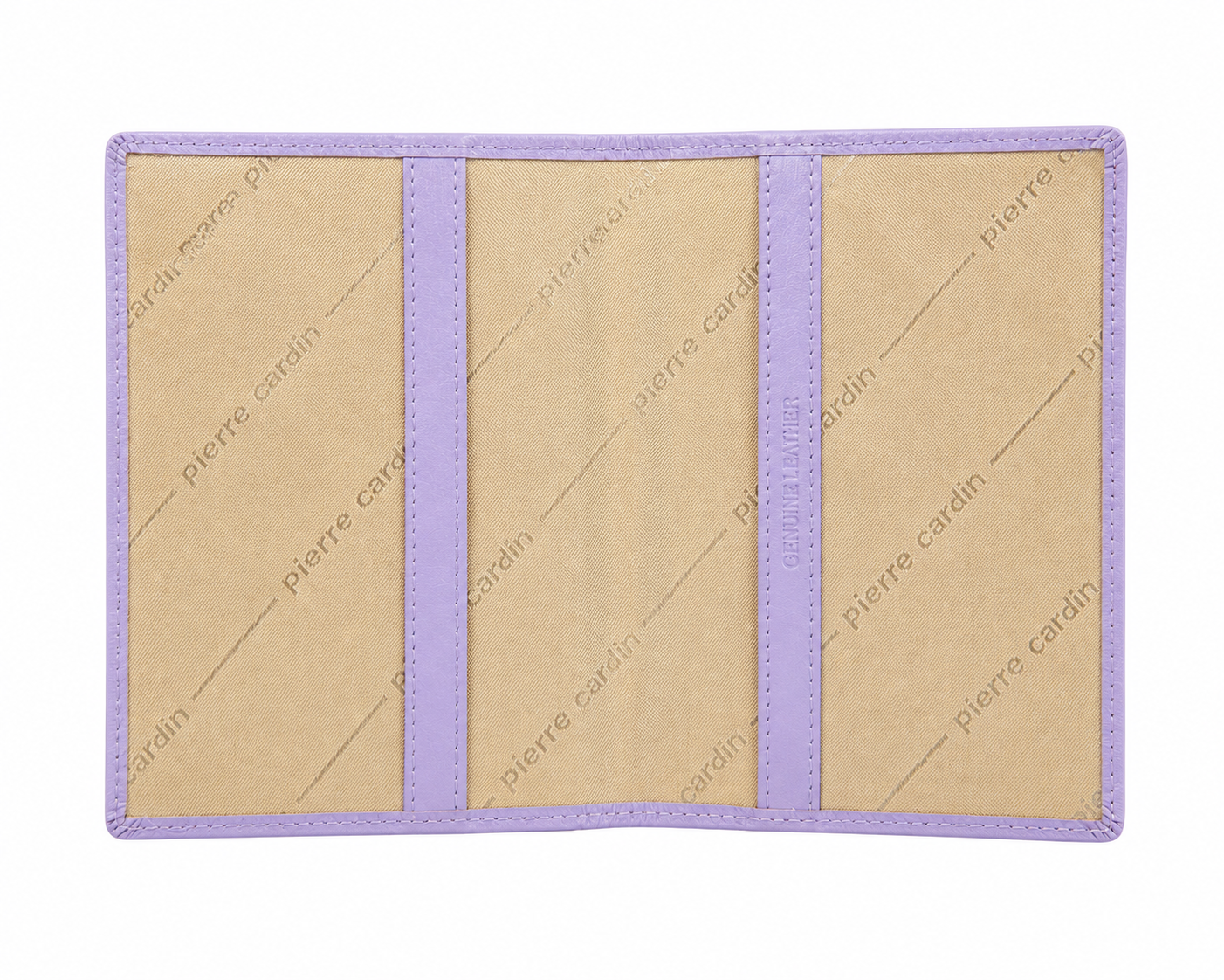 Pierre Cardin Slim Leather Passport Wallet Holder RFID Case Cover - Lilac view 3