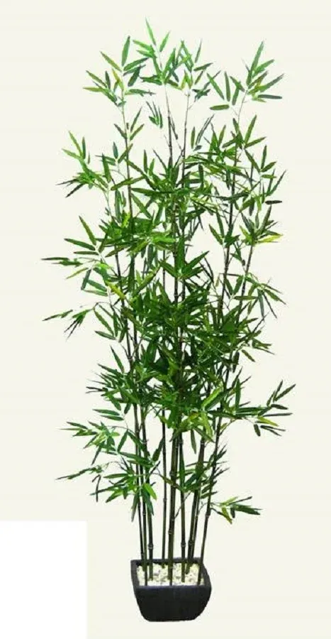 Set 2 Artificial Bamboo Plant in Terracotta Pot 152cm
