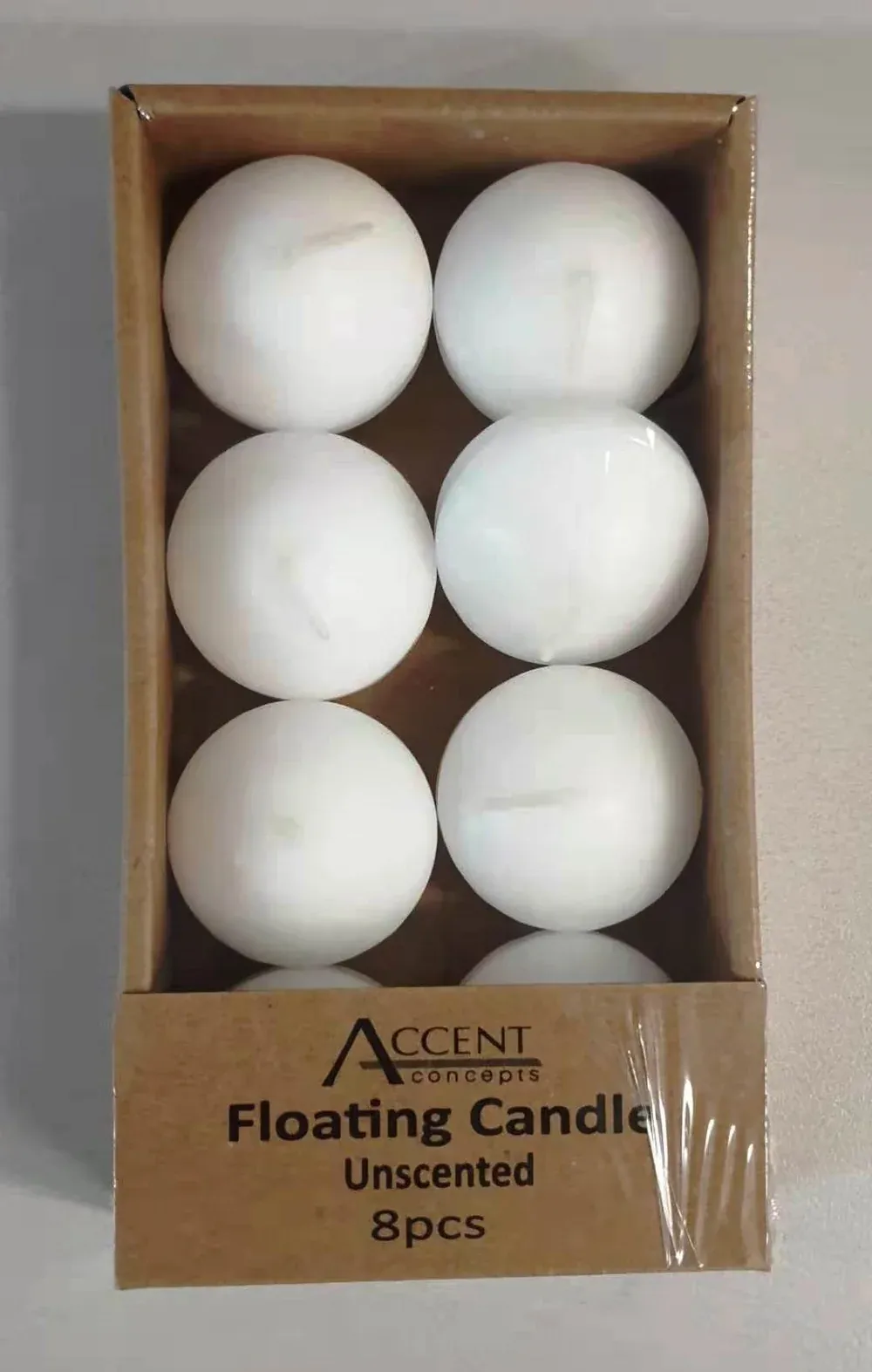bulk 192 Floating Candle White