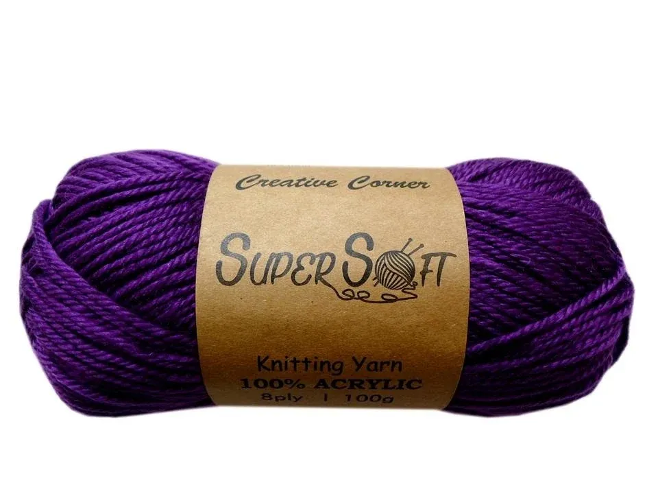 bulk 12 Super Soft Knitting Yarn