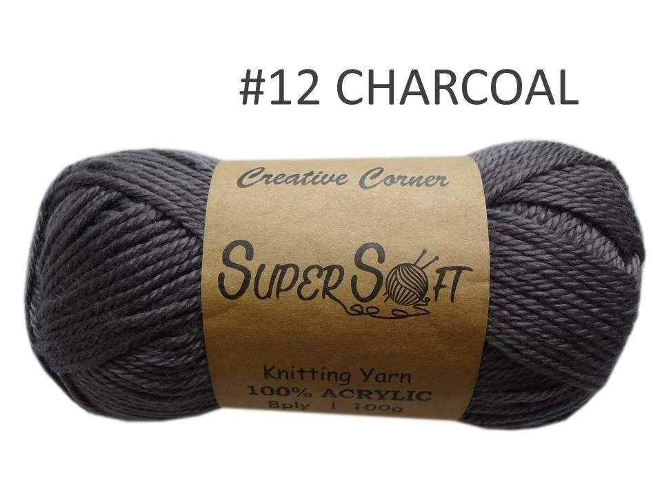 bulk 12 Super Soft Knitting Yarn