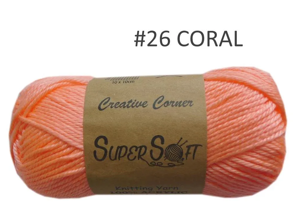 bulk 12 Super Soft Knitting Yarn