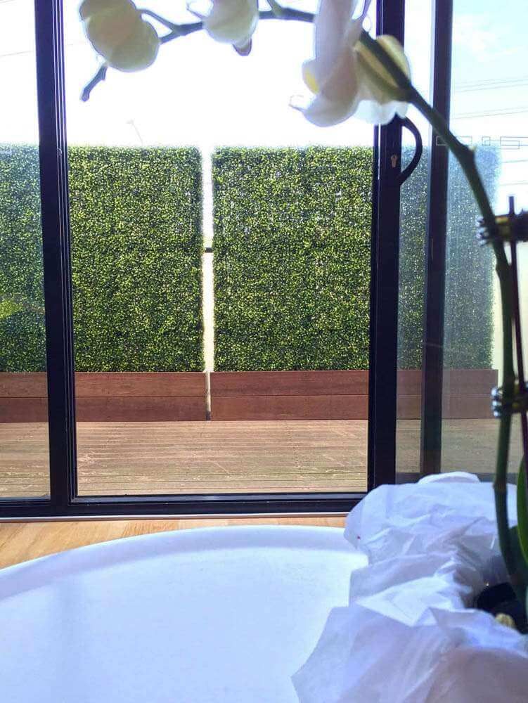 Mixed Boxwood Hedge UV Resistant 100cm Long x 100cm High view 4