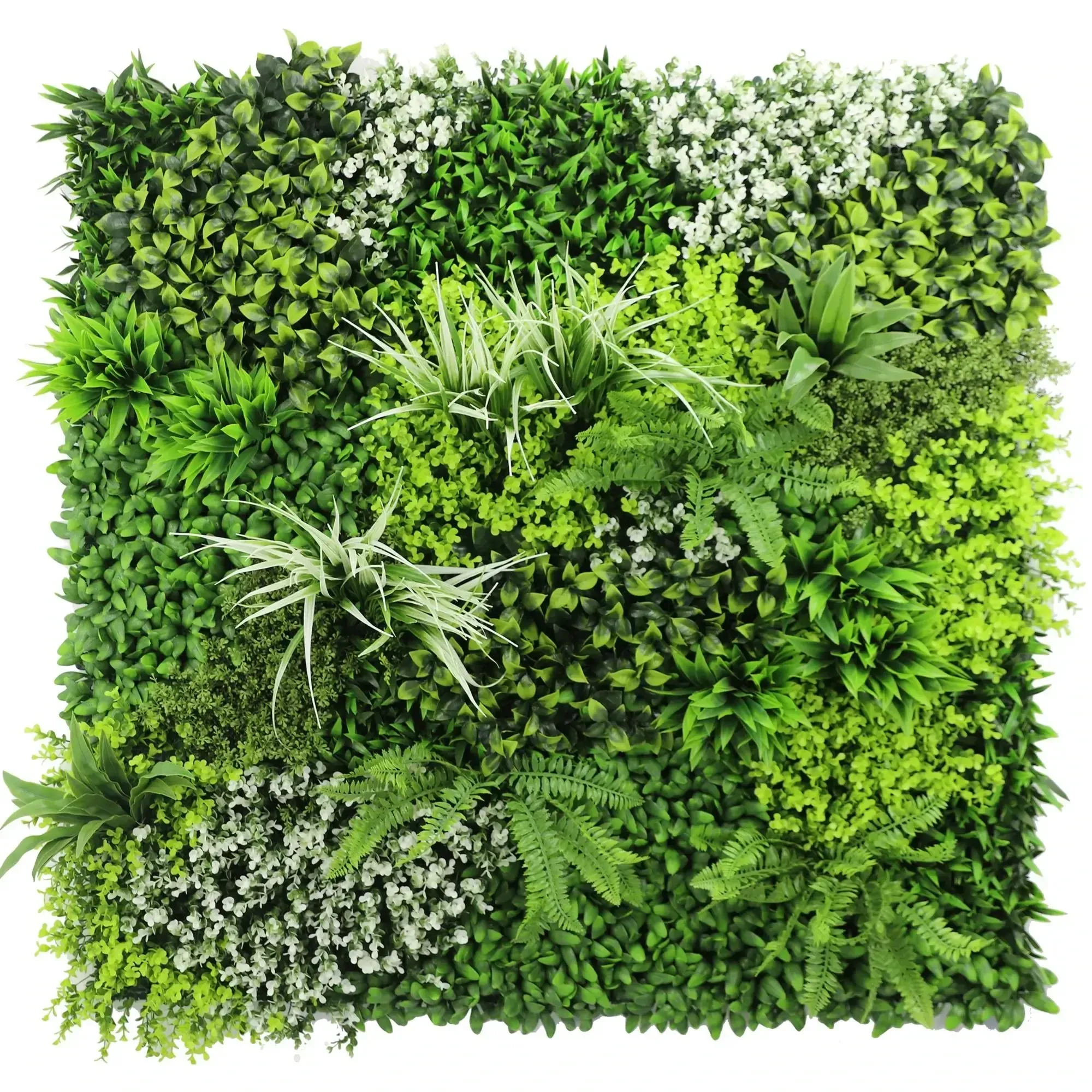 Forest Floor Artificial Vertical Garden / Green Wall Panel 1m x 1m UV Resistant view 2