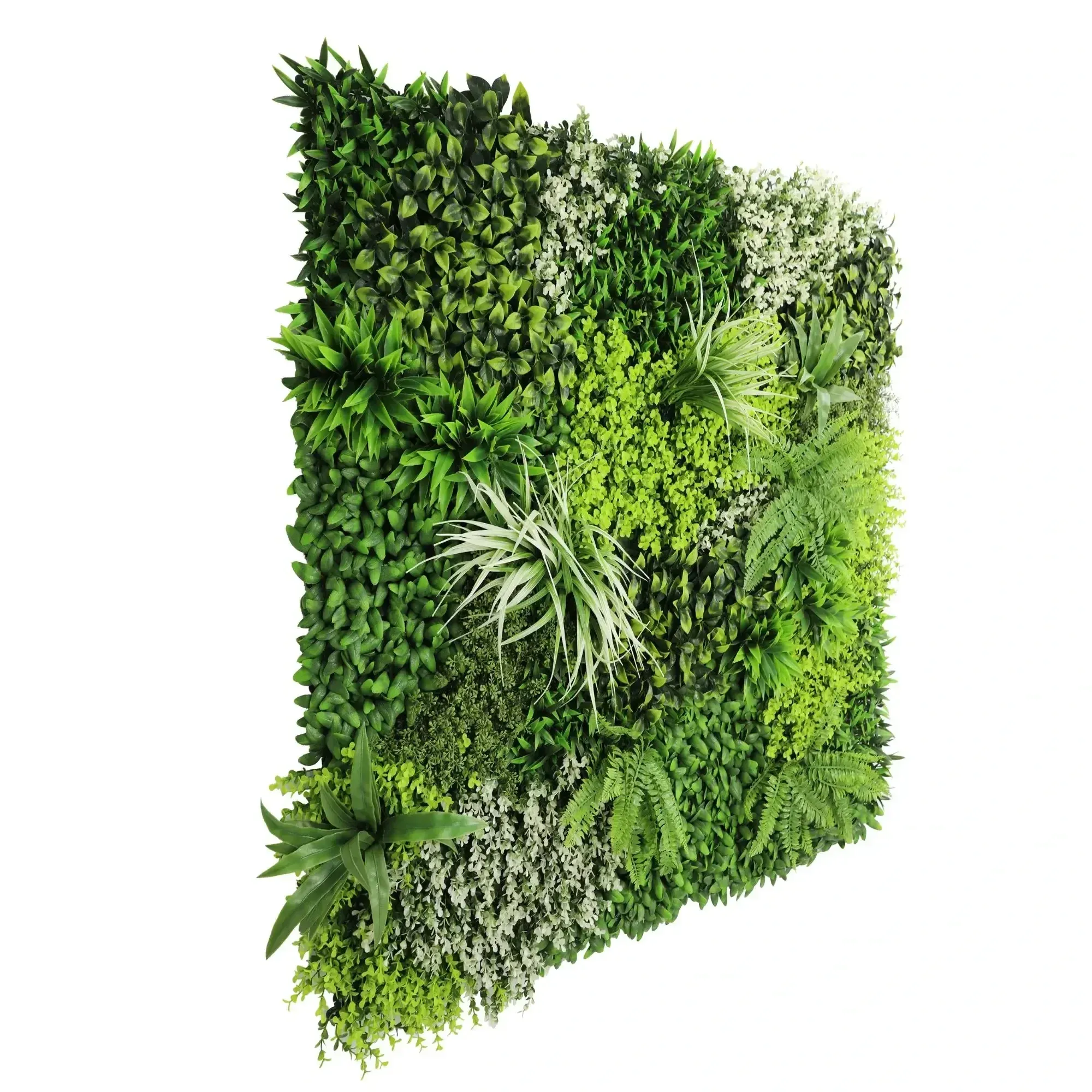 Forest Floor Artificial Vertical Garden / Green Wall Panel 1m x 1m UV Resistant view 4