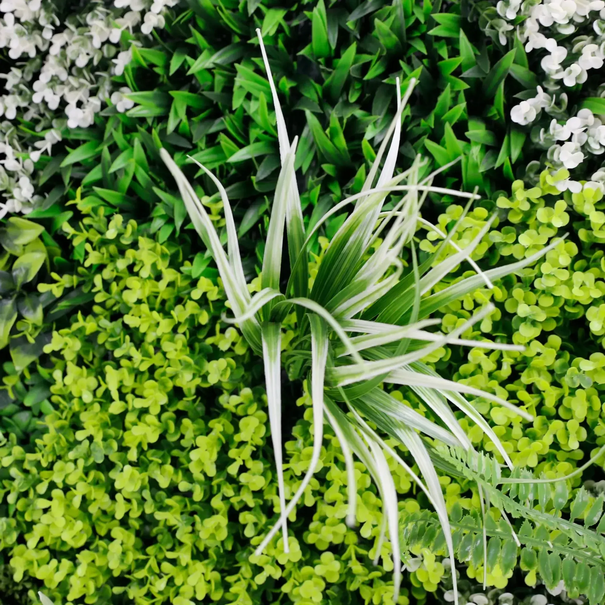 Forest Floor Artificial Vertical Garden / Green Wall Panel 1m x 1m UV Resistant view 5
