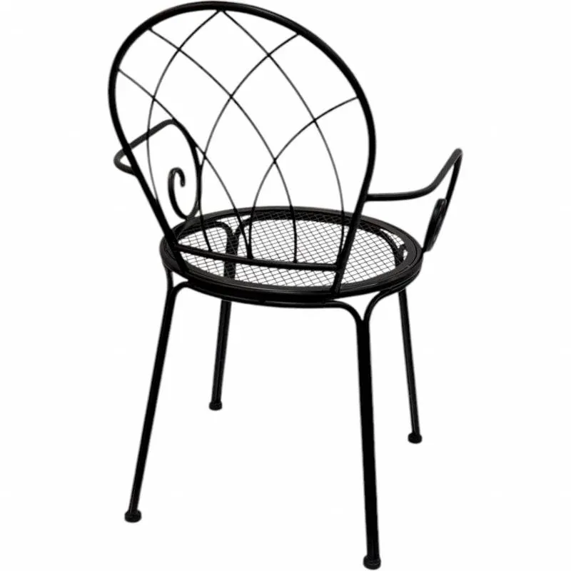 Set 2 Outdoor Modern Chair w Arms 90cm view 2