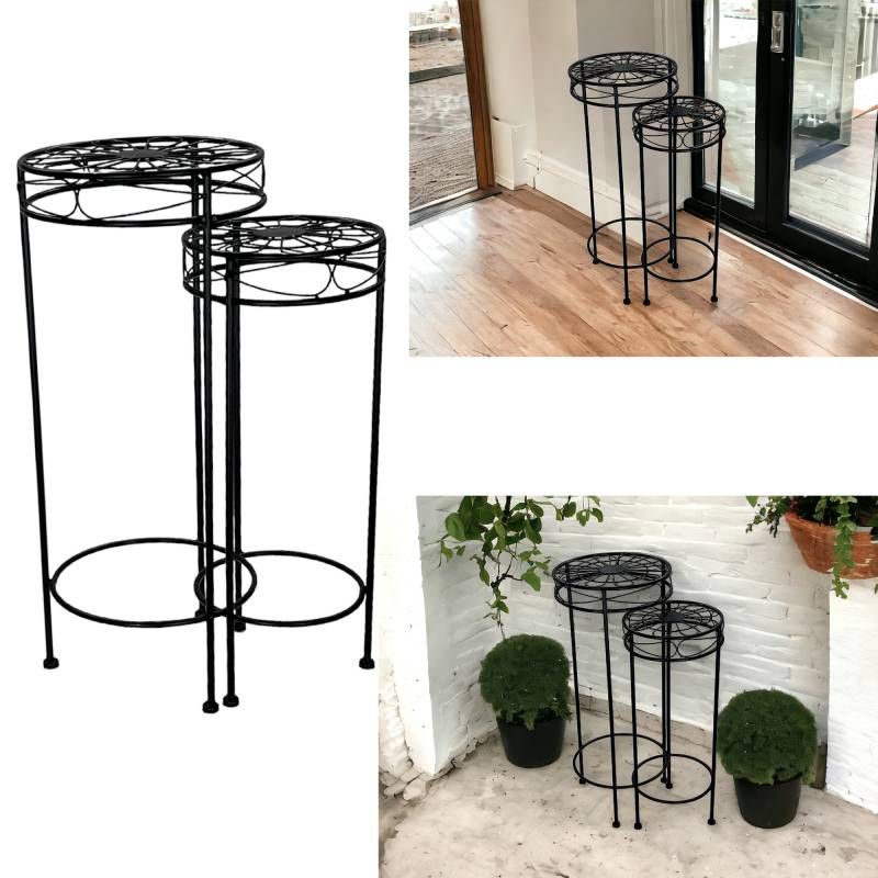 Set 2 Tracey Plant Stand 30x70cm view 3