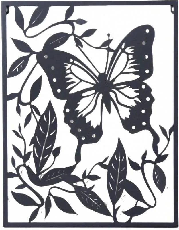 Butterfly Metal Wall Art 37x48cm