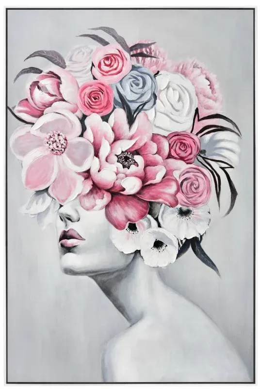 Porsche Lady Framed Canvas Wall Art 120cm view 2