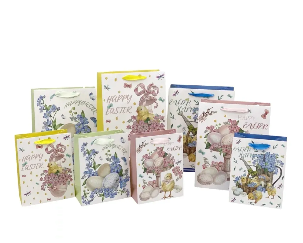 bulk 24 Xlarge Easter Surprise Gift Bag Assorted 42cm view 2