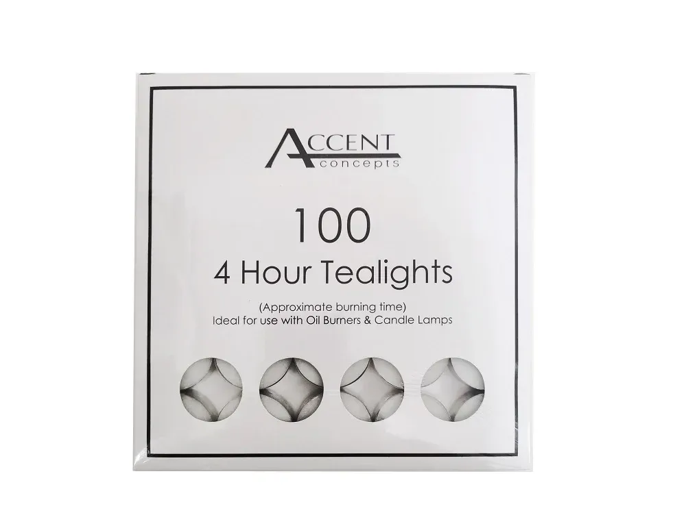 bulk 1000 Accent 4 Hour Tealight Candle view 2