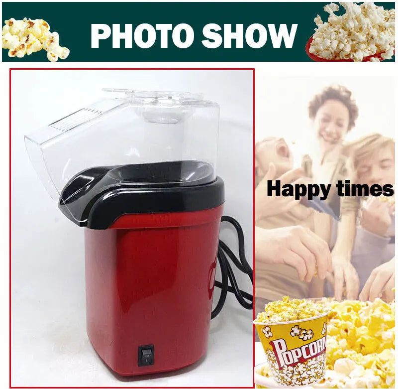 Automatic Hot Air Pop Corn Maker Machine view 4