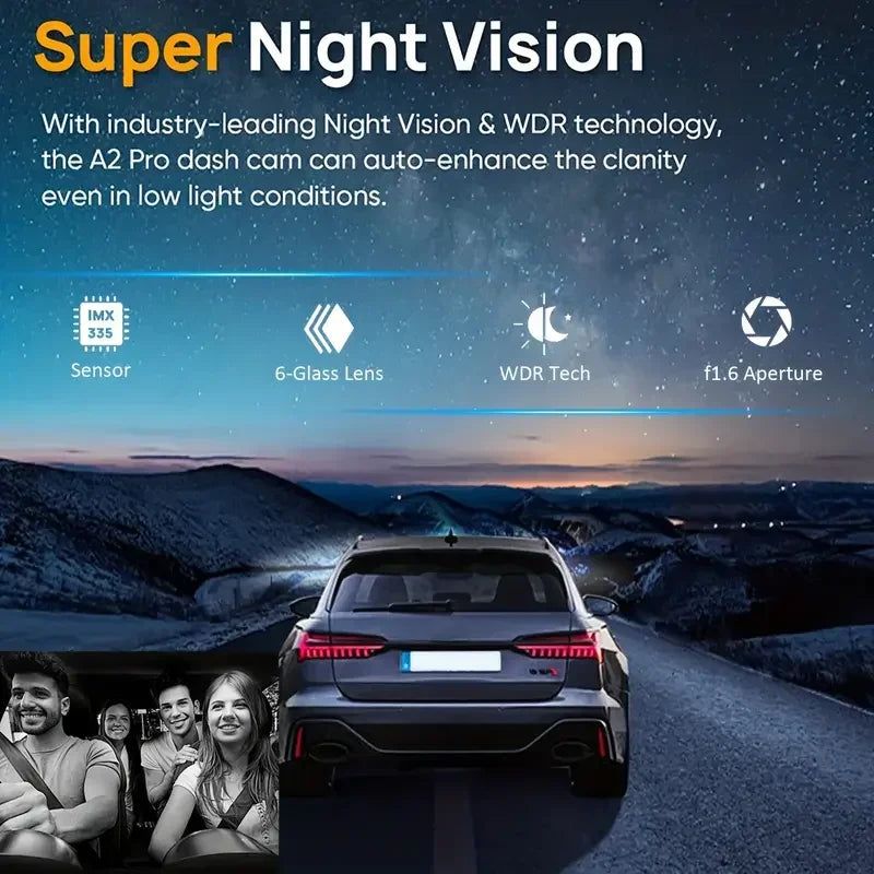 1080P WiFi Dual Lens Dash Cam Front Rear Car DVR view 8