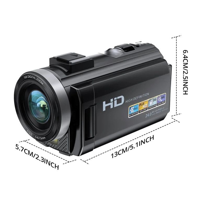 Digital HD Camera with Rotating Screen view 3