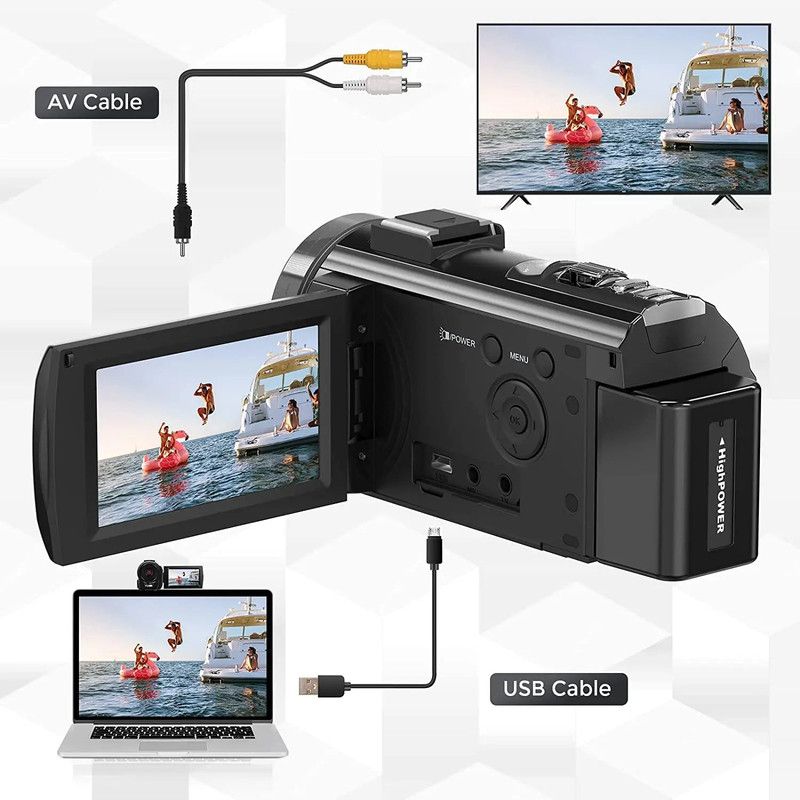 Digital HD Camera with Rotating Screen view 7