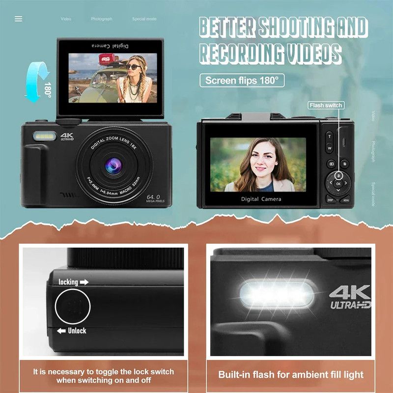 4K Digital Camera for Photography view 7