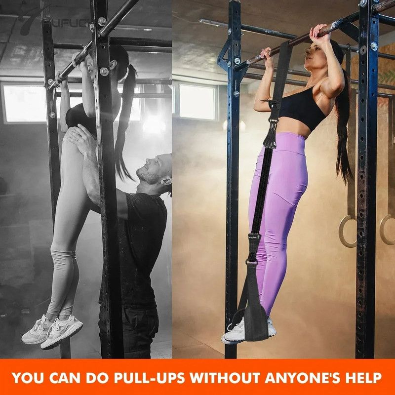 Pull-Up Assistance Bands Set 300LB Resistance Black view 4