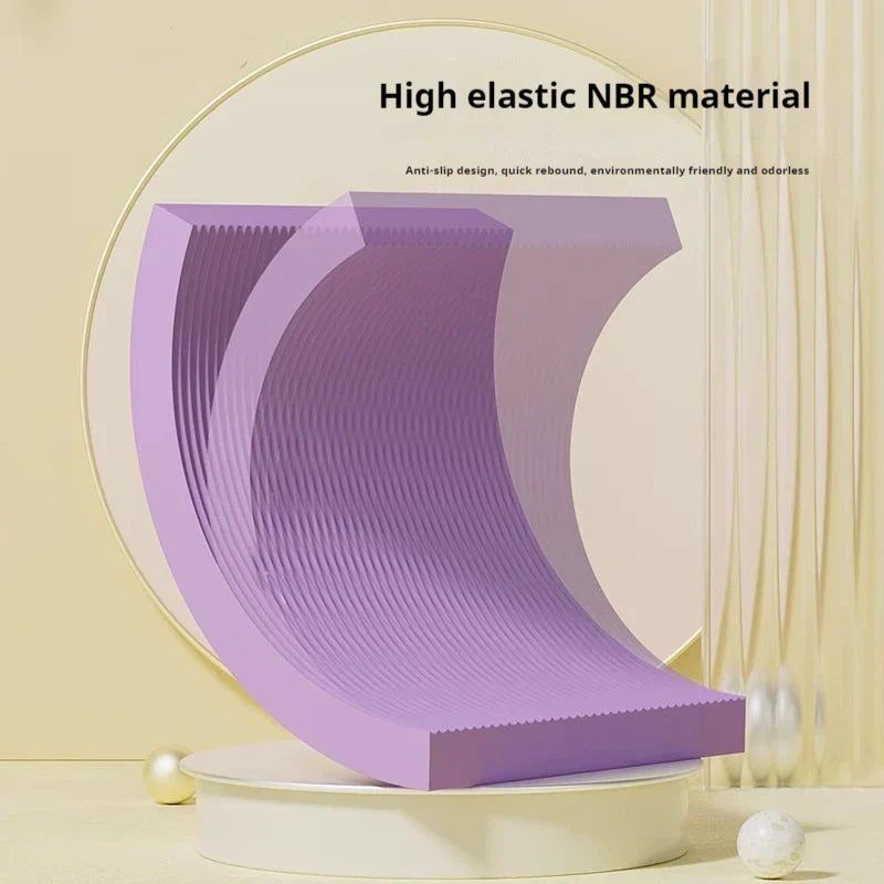 4CM Ultra-Thick NBR Yoga Fitness Support Pad Purple view 6