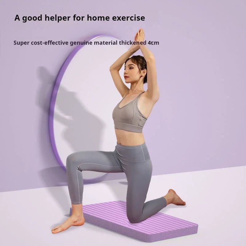 4CM Ultra-Thick NBR Yoga Fitness Support Pad Purple view 8