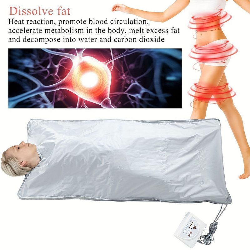 Far Infrared Sauna Blanket For Slimming & Detox(White) view 3